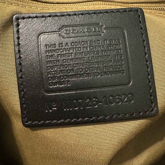 Coach Brown Signature Canvas Bag - Picture 12 of 13
